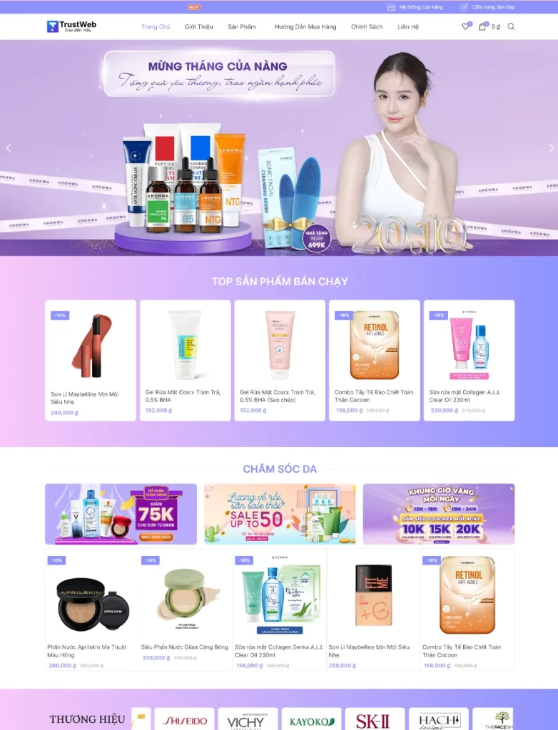 Thiết Kế Website Mỹ Phẩm - Tối Ưu SEO - Tiết Kiệm Chi Phí 4 Thiết Kế Website Mỹ Phẩm - Tối Ưu SEO - Tiết Kiệm Chi Phí