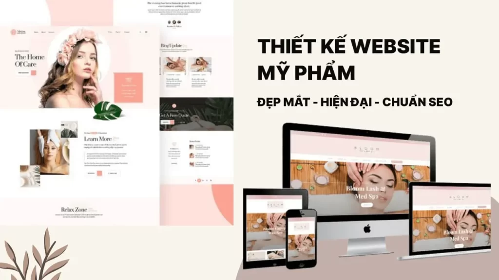 Thiết kế web mỹ phẩm giá rẻ