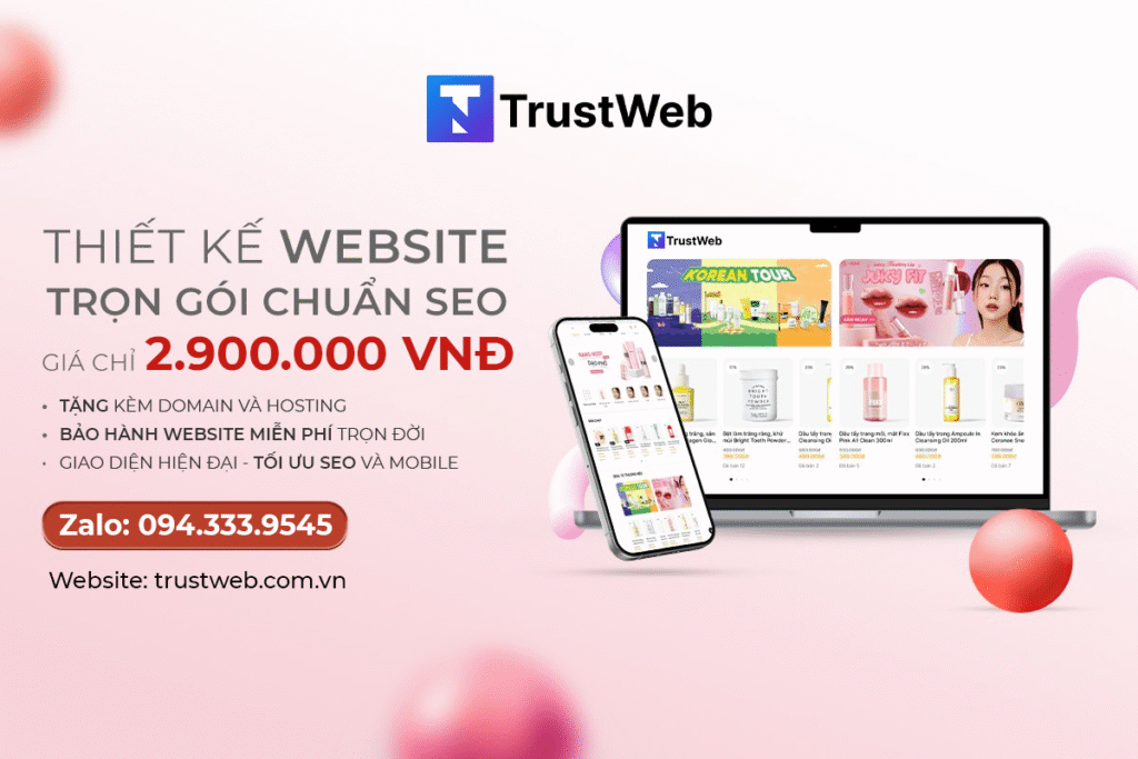 Blog 24 thiet ke web gia re trustweb